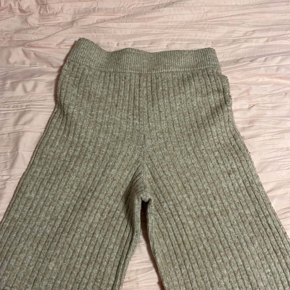 Straight leg Sweater pants